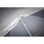 Tragbarer Sonnenschirm aus 210T Polyester mit innerer Anti-UV-Beschichtung (SPF30+) für sofortigen Schutz. Leicht und verstellbar. Inklusive Tragetasche. bei ~150 cm-Grau-8719941050563-6