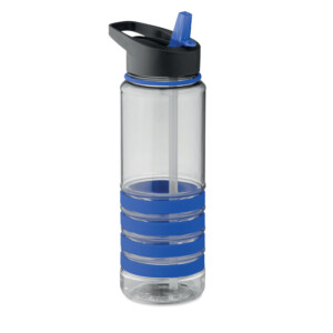 BPA-freie Tritan¢ Trinkflasche mit Silikonringen und klappbarem Mundstück am Deckel. Fassungsvermögen 750ml. Nicht geeignet für kohlensäurehaltige Getränke. Anti-Leck.-Königsblau-8719941032583