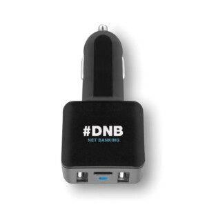 USB-Autoladegerät aus ABS mit 2 Hubs und Typ-C-Anschluss.-Schwarz-8719941008588-5
