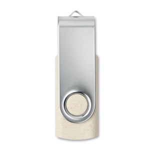 16 GB USB-Stick mit Körper aus Weizenstroh (50 %) und PP (50 %).-Beige-8719941047334-1