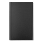 Powerbank 4000 mAh aus Aluminium. Geben Sie für die Smartphone-Nutzung DC5V/1A aus. Inklusive USB-/Micro-USB-Kabel.-Schwarz-8719941007253-1