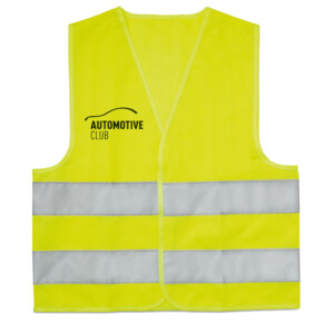 Kinderjacke. Reflektierendes Band für hohe Sichtbarkeit. 100% Polyester. EN17353.-Gelb-8719941019133-5
