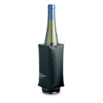 Genießen Sie ein gekühltes Glas Wein mit diesem erfrischenden Weinflaschenhalsband. Innen aus PE und PVC.-Schwarz-8719941005204-1