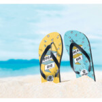 Sublimations-Flip-Flops mit PVC-Riemen. Gummisohle und Polyestergewebe oben. XL-Größen 44-46. Der Artikel kann nur in gedruckter Form bestellt werden.-Schwarz-8719941053090-5