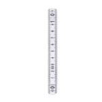 1 Meter langes faltbares Tischlerlineal aus Fiberglas. Teilung in Zentimetern (cm).-Weiß-8719941039520-2