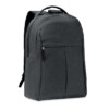 Rucksack aus zweifarbigem 600D RPET-Polyester mit Außentasche mit Reißverschluss und seitlicher Netztasche.-Schwarz-8719941057111