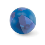 Aufblasbarer Wasserball mit abwechselnd transparenten und undurchsichtigen Abschnitten. Aufgeblasen: bis ~24 cm-Blau-8719941024335-1