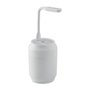 3-in-1-Luftbefeuchter in Dosenform. Mini-Ventilator mit Nachtlicht in 6 Farben