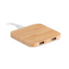 Kabellose Ladestation mit 2 Port 2.0 Hubs für Smartphones. DC-Ausgang DC5V/1A (5W). Kompatibel mit aktuellem Android