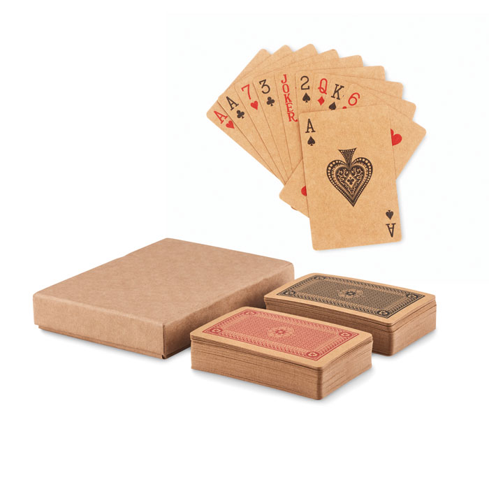 Jeu de carte,2 ensembles de tournesol classique. cubes de cartes