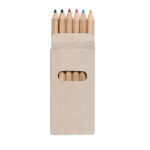 6 crayons de couleur dans une boîte carton.-Multicolore-8719941015487