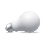 Anti-stress en forme d'ampoule. Matériau PU.-Blanc-8719941019539-2