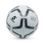 Ballon de football en matériau PVC. Correspond à  la taille officielle 5.-Blanc/Noir-8719941019751-1