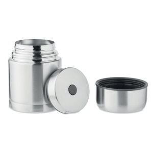 Pot de conservation en acier inoxydable à  double paroi avec un bouchon à  vis. Capacité : 800 ml.-Argent mat-8719941056671-3