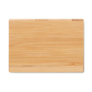 Boîte à  mouchoirs rectangulaire en bambou. 100 mouchoirs en papier inclus.-Bois-8719941053885-1