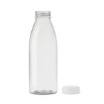 Bouteille en RPET sans BPA avec couvercle en PP. Sans fuite. Capacité : 500 ml. Ne convient pas aux boissons gazeuses. anti fuite.-Transparent-8719941057708-1