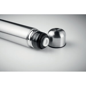 Bouteille isotherme en acier inoxydable à  double paroi 1 L. Anti fuite.-Argent mat-8719941042827-6