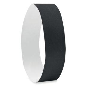 Planche de 10 Bracelets  DuPont ¢ Tyvek® 19mm  de largeur. Numerotation unique sur chaque bracelet.-Noir-8719941028166