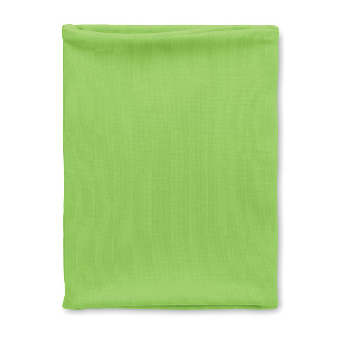 Brassard en polyester avec compartiment pour smartphone.-Lime-8719941052260-3