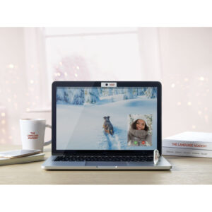 Cache webcam adhésif avec dispositif magnétique supplémentaire pour plus de sécurité.-Blanc-8719941030923-5