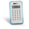 Calculatrice Dual. 8 chiffres. 1 pile bouton incluse.-Transparent Bleu-8719941008359