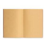 Carnet A5 à  couverture cartonnée (250gr/m²) avec 80 pages recyclées cousues en papier de 70 gr.-Beige-8719941047297-1