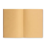 Carnet A5 à  couverture cartonnée (250gr/m²) avec 80 pages recyclées cousues en papier de 70 gr.-Beige-8719941047297-1