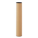 Planisphère à  gratter en papier chromé. Emballé dans un tube en papier. Dimensions de la carte : 42x30 cm.-Beige-8719941042124-3
