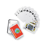 Cartes à  jouer classiques dans boîte étain argent. 54 cartes.-Argent mat-8719941019034-5