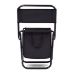 Chaise pliable en polyester 600D avec sac de rangement / glacière et sangles. Poids maximum 85 kg.-Noir-8719941048010-3