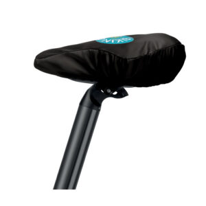 Couvre-selle pour vélo en polyester souple avec galon en caoutchouc élastique.-Noir-8719941020047-5