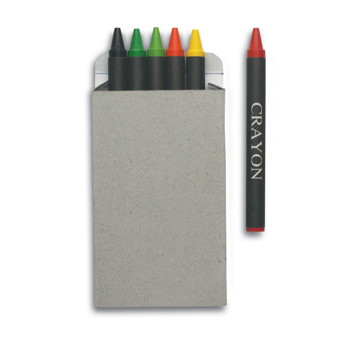 Etui 6 crayons cire.-Multicolore-8719941013414-1