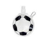 Gourde pliable en forme de ballon de  football en plastique sans BPA avec mousqueton. 500 ml.-Blanc-8719941024304-1