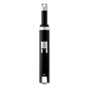 Briquet  à  simple arc  USB rechargeable. Batterie Li-Ion 220 mAh. Comprenant Câble de charge USB.-Noir-8719941041592-3