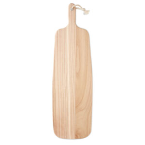 Grande planche de service en bois de paulownia avec corde de jute de forme naturelle.-Bois-8719941054059-1