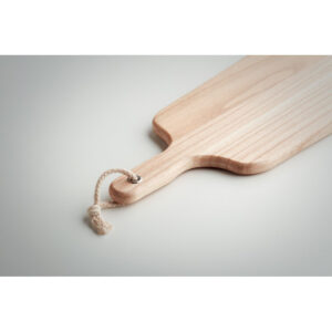 Grande planche de service en bois de paulownia avec corde de jute de forme naturelle.-Bois-8719941054059-6