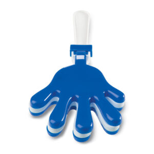 Hand clapper. Idéale pour les évènements sportifs et les concerts. Matériel PP.-Bleu-8719941017153