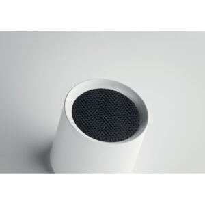 Haut-parleur sans fil en ABS 5.0 recyclé avec indication lumineuse par LED. 1 batterie rechargeable Li-ion 300 mAh incluse. Données de sortie : 3W