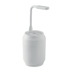 Humidificateur 3 en 1 en forme de cannette. Mini ventilateur  avec une veilleuse en 6 couleurs qui changent selon l'humeur.-Blanc-8719941001312-2