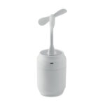 Humidificateur 3 en 1 en forme de cannette. Mini ventilateur  avec une veilleuse en 6 couleurs qui changent selon l'humeur.-Blanc-8719941001312-6