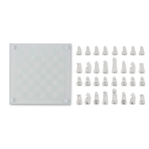 Jeu d'échecs en verre.-Transparent-8719941054646-1
