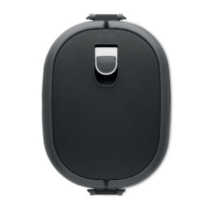Lunch box avec couvercle hermétique en PP ( intérieur & extérieur). Passe au micro-ondes et au lave-vaisselle. Contenance de 1000 ml.-Noir-8719941050419-3