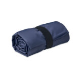 Matelas de couchage gonflable ultra léger en nylon hydrofuge 40D avec oreiller intégré. Présenté dans une pochette. Taille gonflée : 190x56cm. Pochette  incluse pour gonfler le matelas.-Bleu-8719941054592-2
