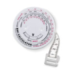 Mètre mesureur en ABS avec calculateur D'IMC.-Blanc-8719941028906
