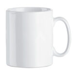 Mug en céramique de 300 ml dans une boîte cadeau en carton onduléindividuelle.-Blanc-8719941057982