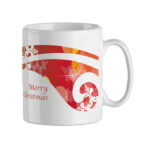 Mug céramique de 300 ml avec revêtement spécial pour sublimation. Emballage individuel dans une boîte en carton blanc.-Blanc-8719941005952-5