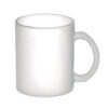 Mug en verre dépoli de 300 ml de contenance avec revêtement spécial pour sublimation.-Transparent Blanc-8719941048171