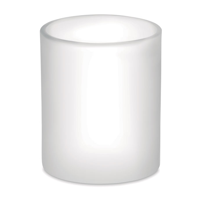 Mug en verre dépoli de 300 ml de contenance avec revêtement spécial pour sublimation.-Transparent Blanc-8719941048171-3