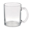 Mug en verre brillant d'une contenance de 300 ml avec revêtement spécial pour sublimation.-Transparent-8719941048188