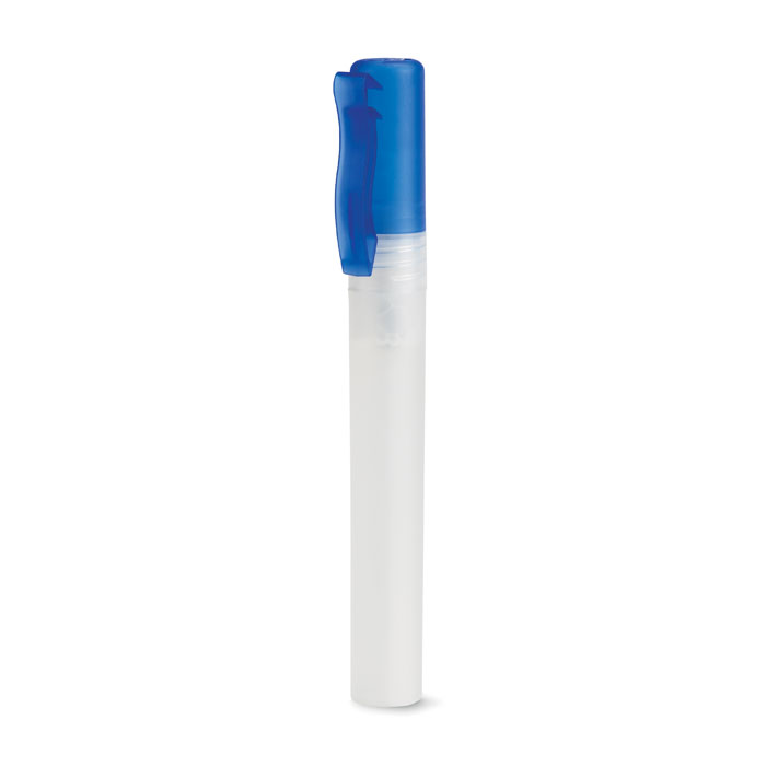 Nettoyant pour les mains en forme de stylo avec vaporisateur sur le dessus. 10 ml. Cet article est classé dans la catégorie cosmétique. -Bleu-8719941024991